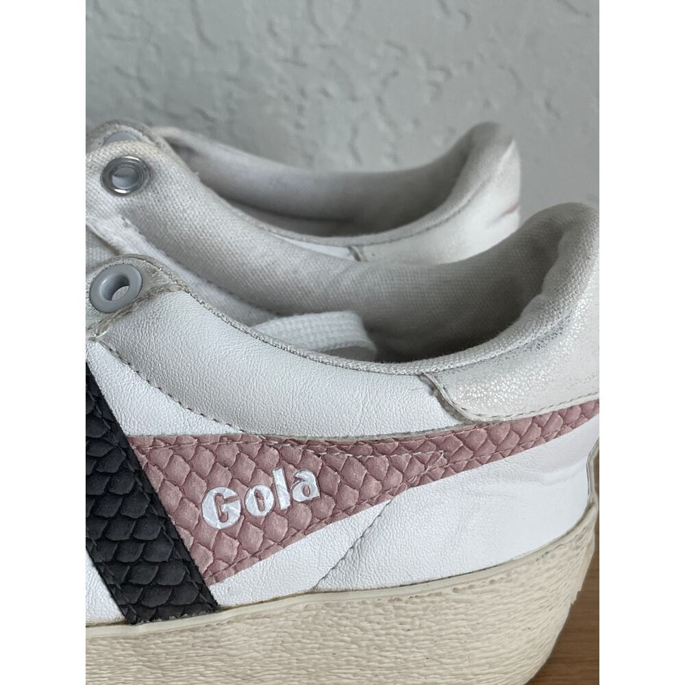 Gola Classics Women's Orchid Platform Snake Pink Sneakers Size 6 - Picture 4 of 11
